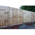 Feather Edge Fence Panel - 1.8M x 1.5M (6' x 5')